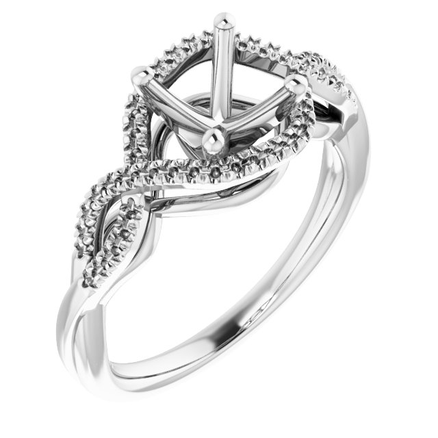Accented Engagement Ring
