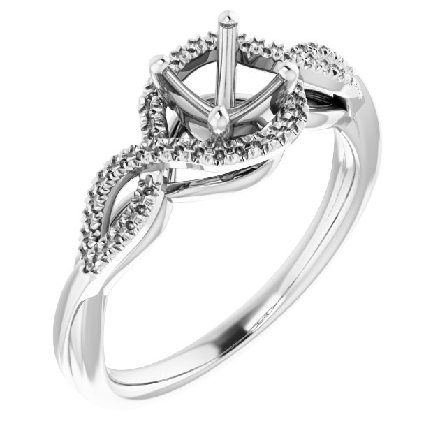Accented Engagement Ring