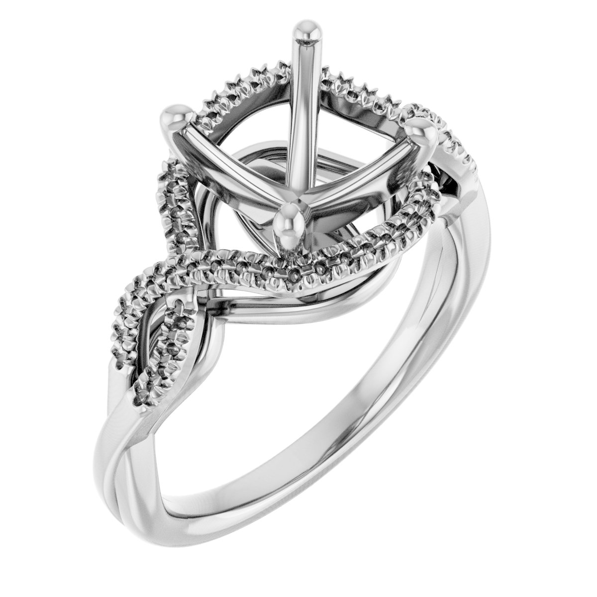 Accented Engagement Ring