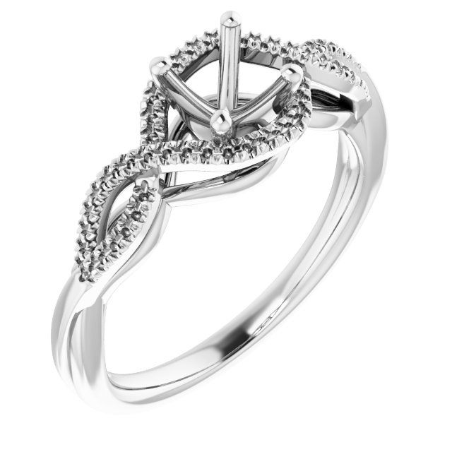 Accented Engagement Ring