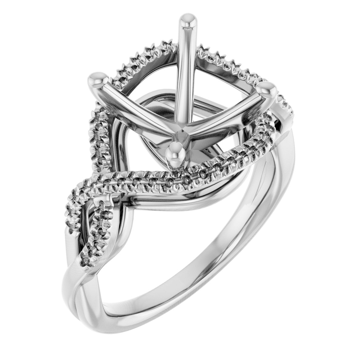 Accented Engagement Ring