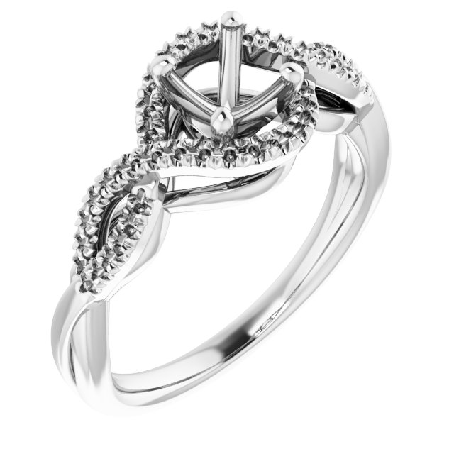 Accented Engagement Ring