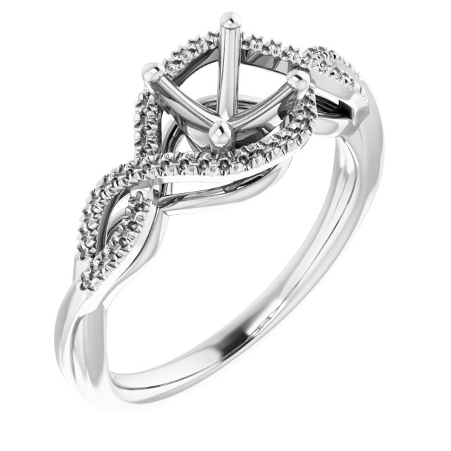 Accented Engagement Ring