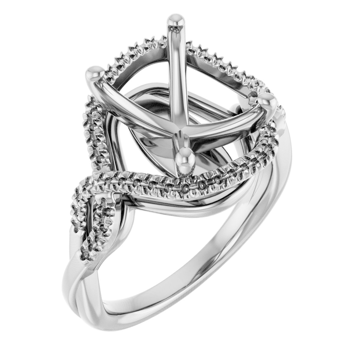 Accented Engagement Ring