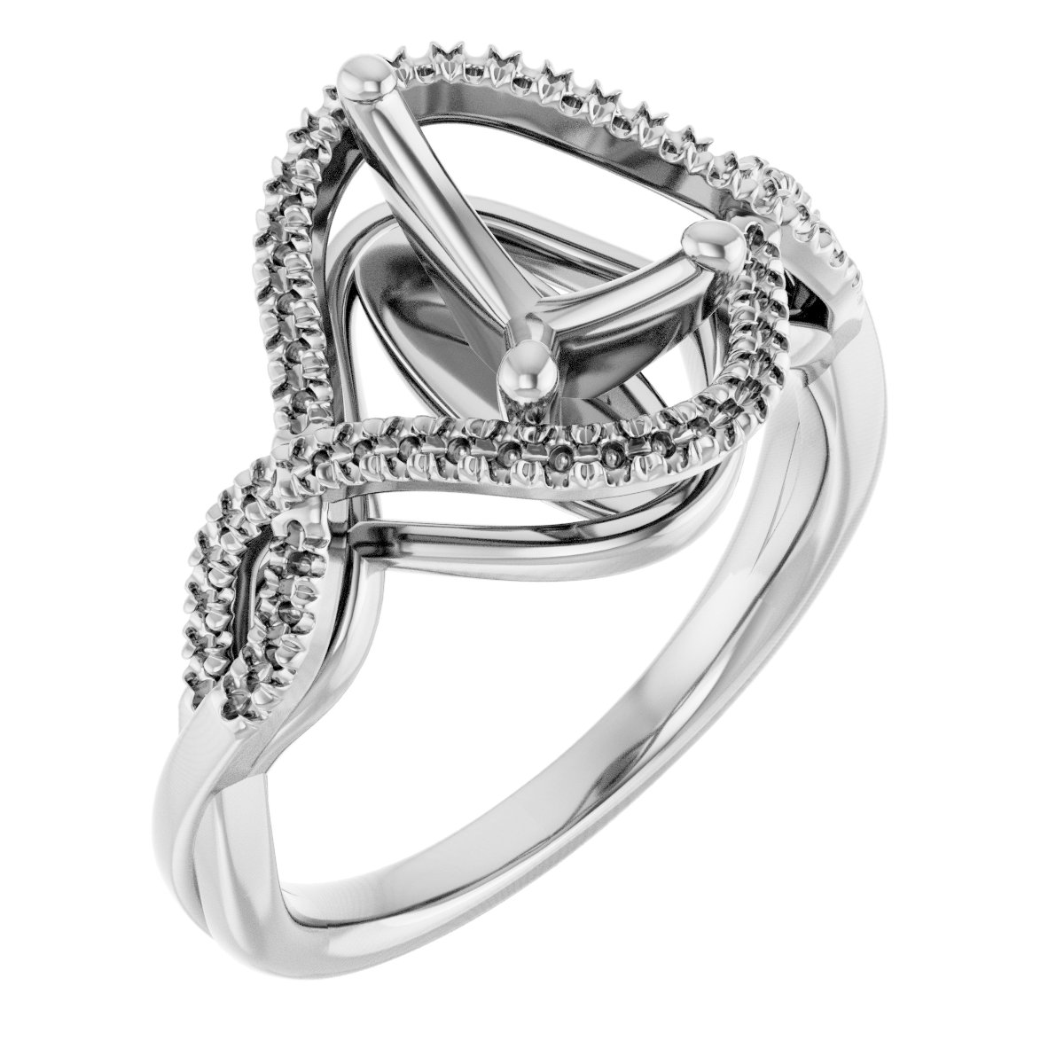 Accented Engagement Ring