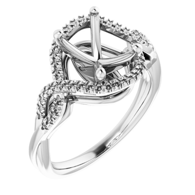 Accented Engagement Ring