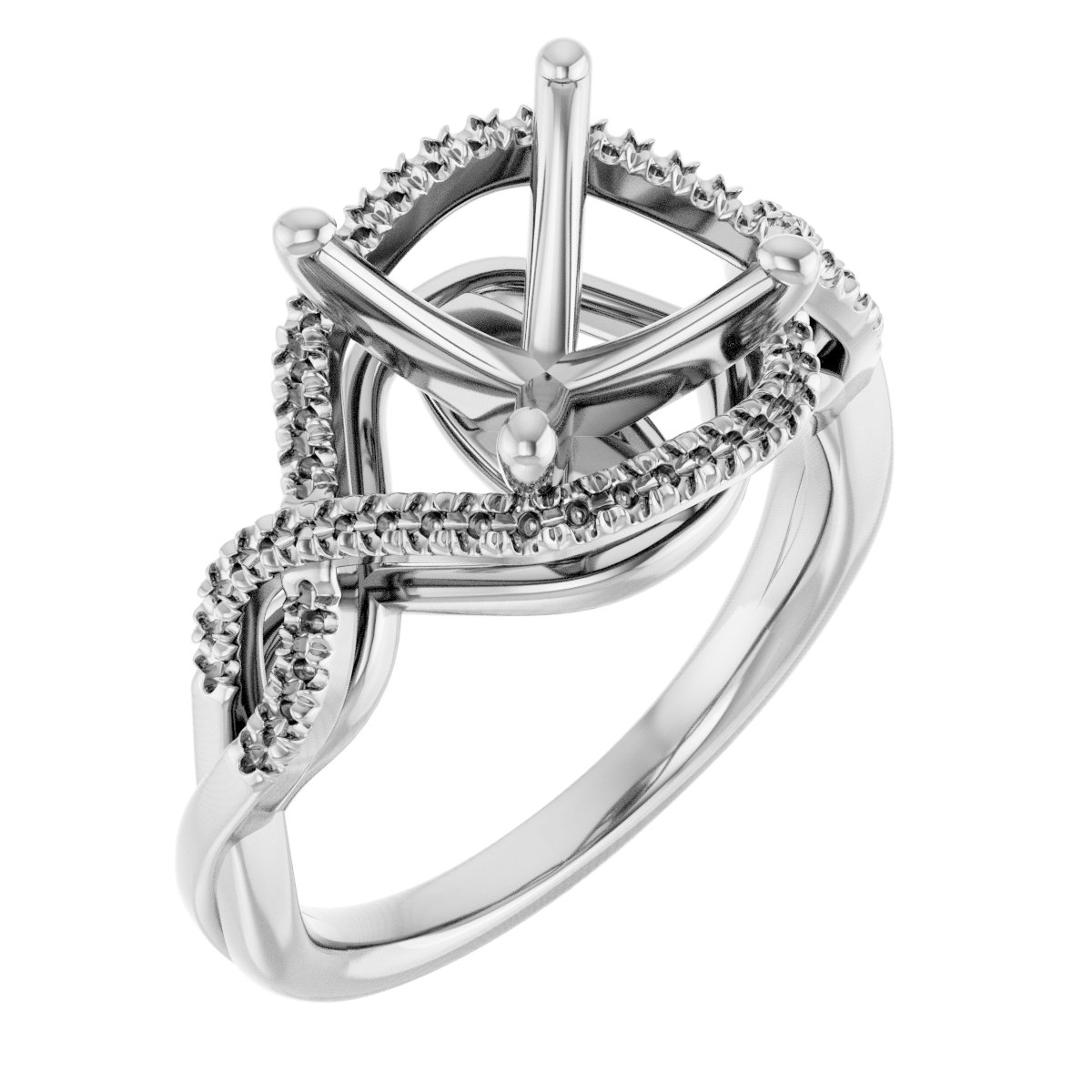 Accented Engagement Ring