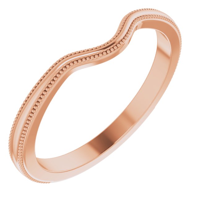 14K Rose Gold Matching Band