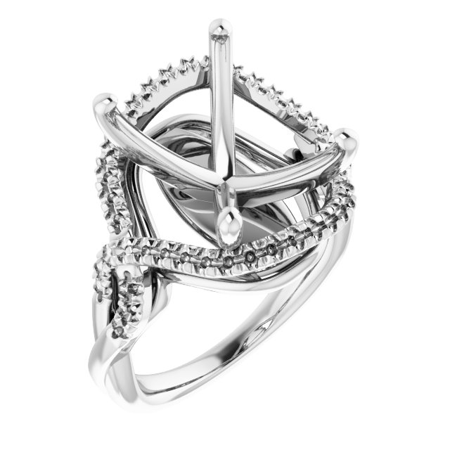 Accented Engagement Ring