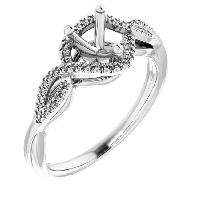 Accented Engagement Ring
