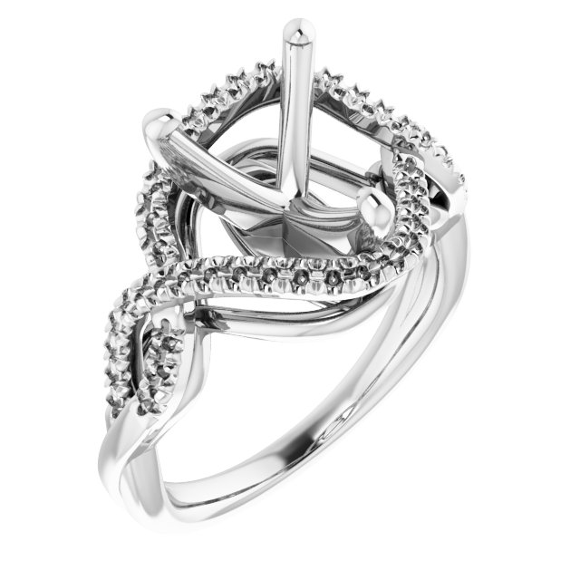 Accented Engagement Ring