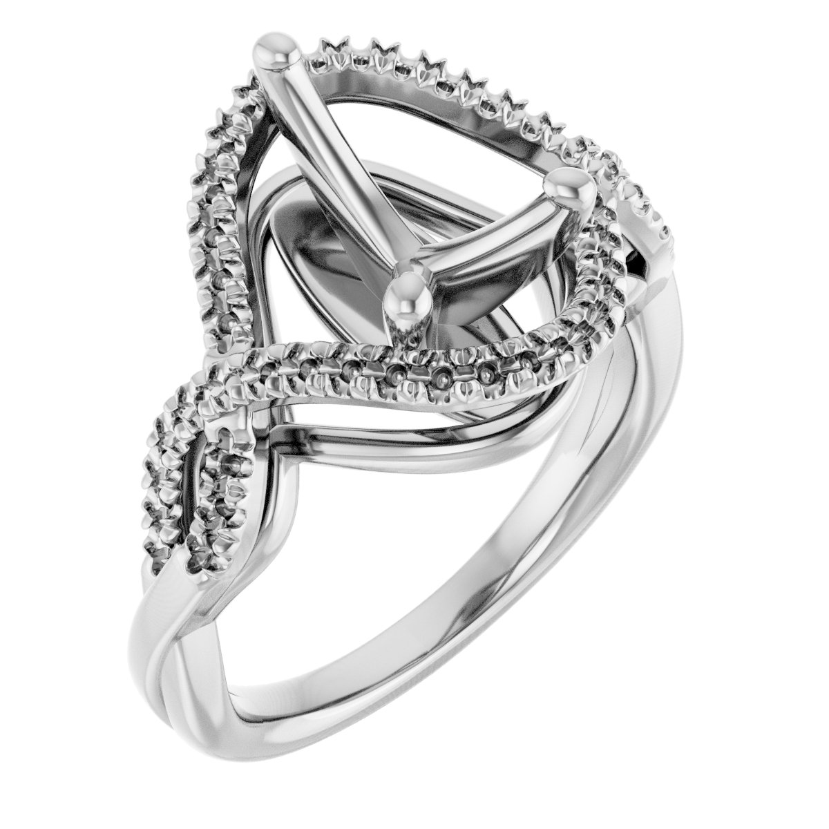 Accented Engagement Ring