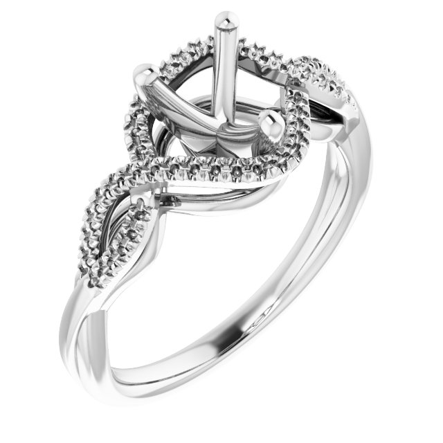 Accented Engagement Ring