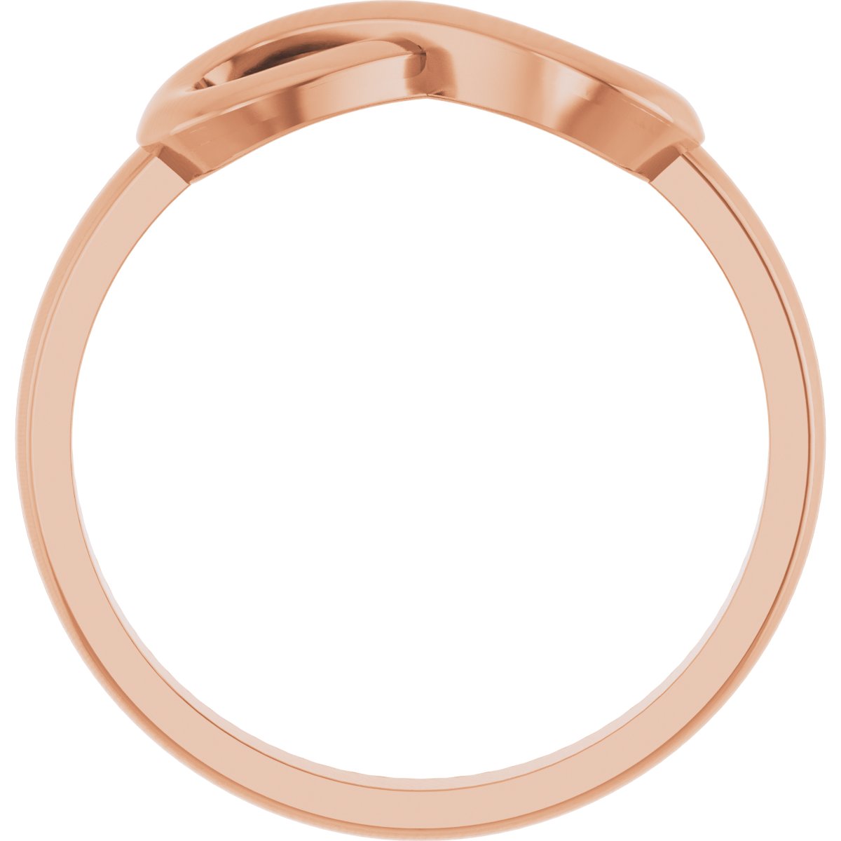 14K Rose Infinity-Inspired Ring