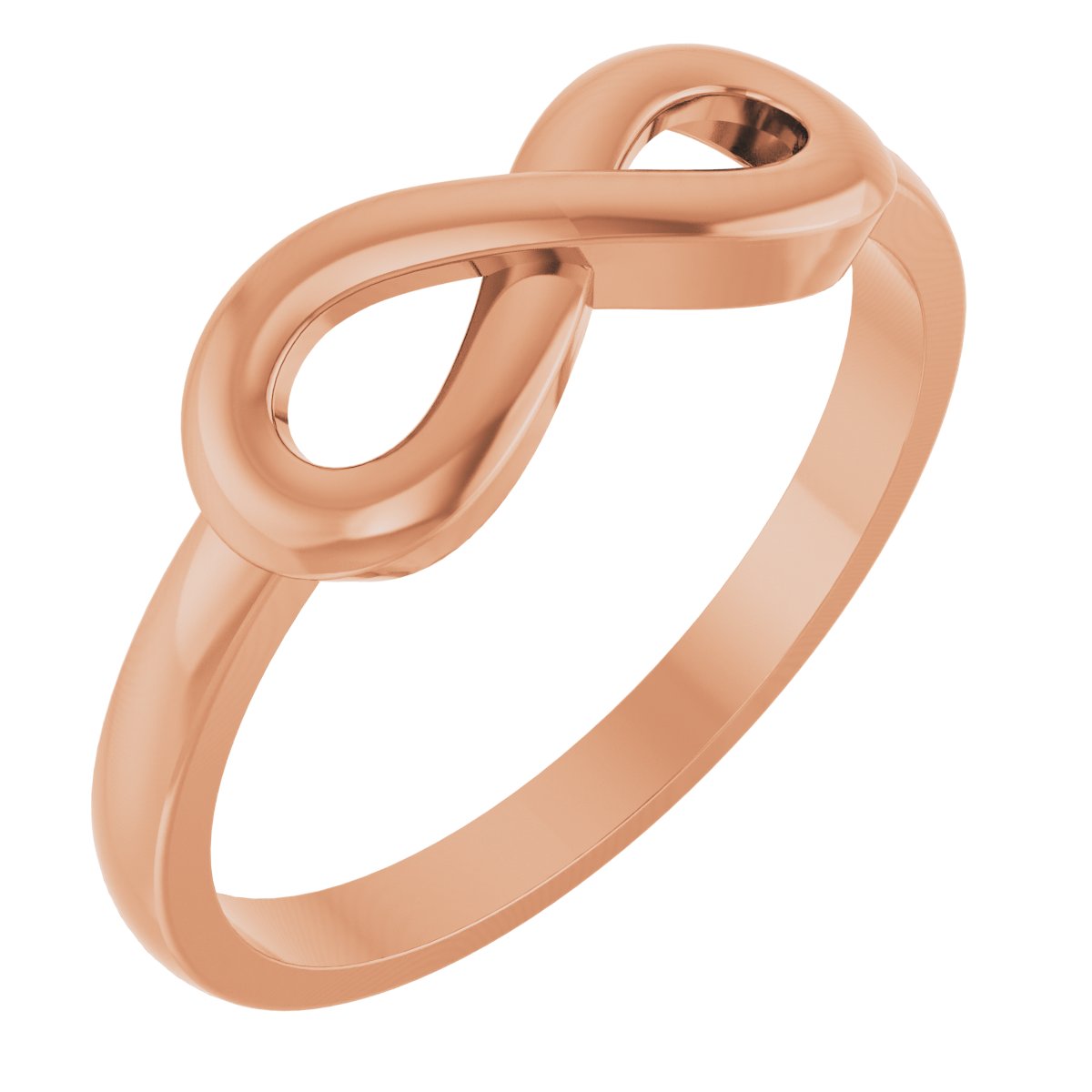 14K Rose Infinity-Inspired Ring