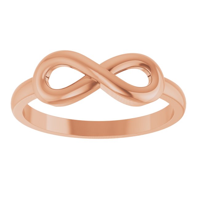 14K Rose Infinity-Inspired Ring
