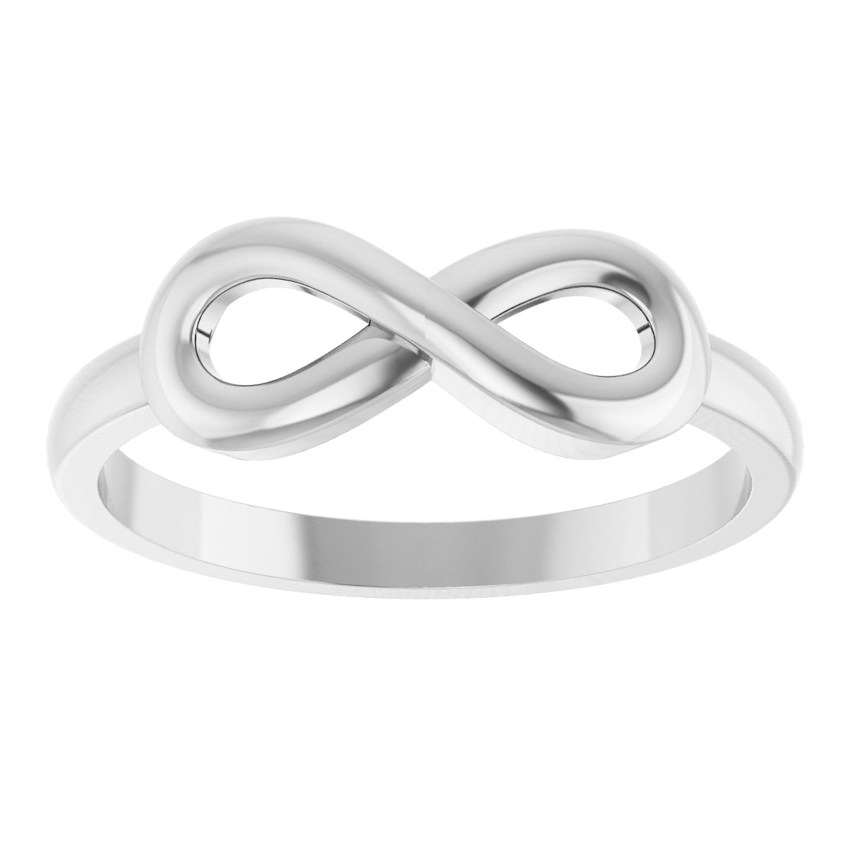 Sterling Silver Infinity-Inspired Ring