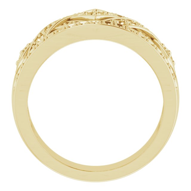 Alternative view of 1/2 CTW Natural Diamond Ring – 14K Yellow Gold