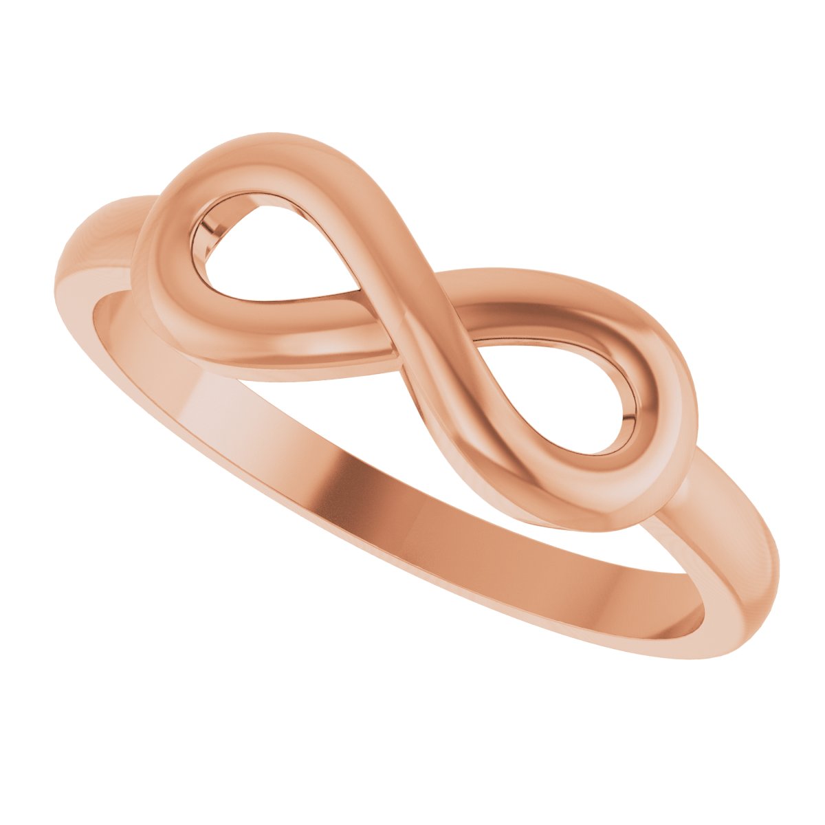 14K Rose Infinity-Inspired Ring