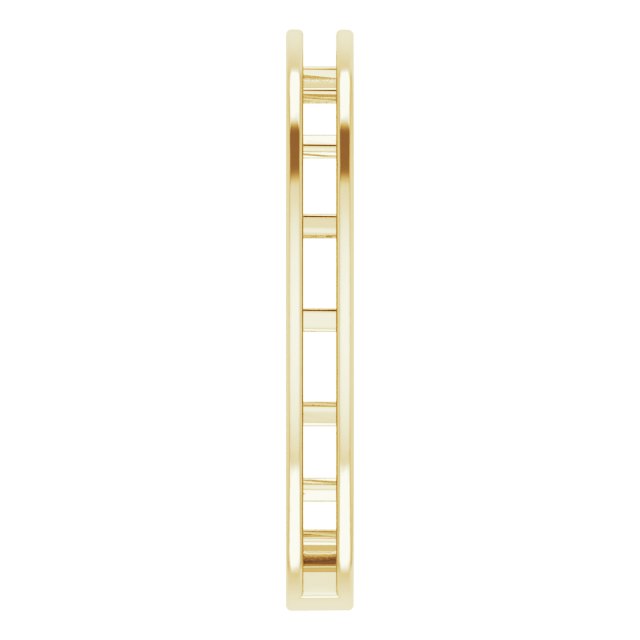 14K Yellow 3/8 CTW Diamond Stackable Ring