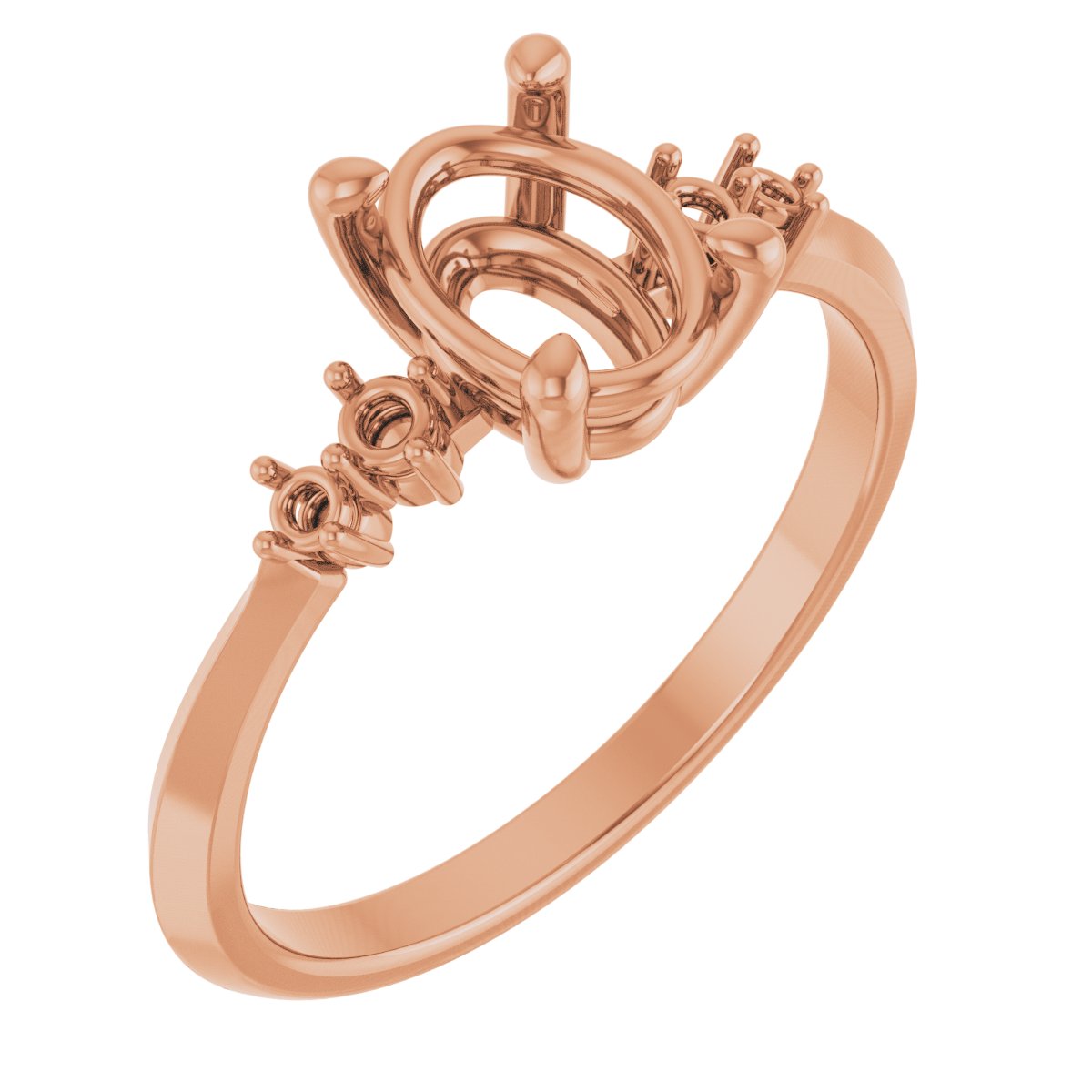 Accented Engagement Ring or Band