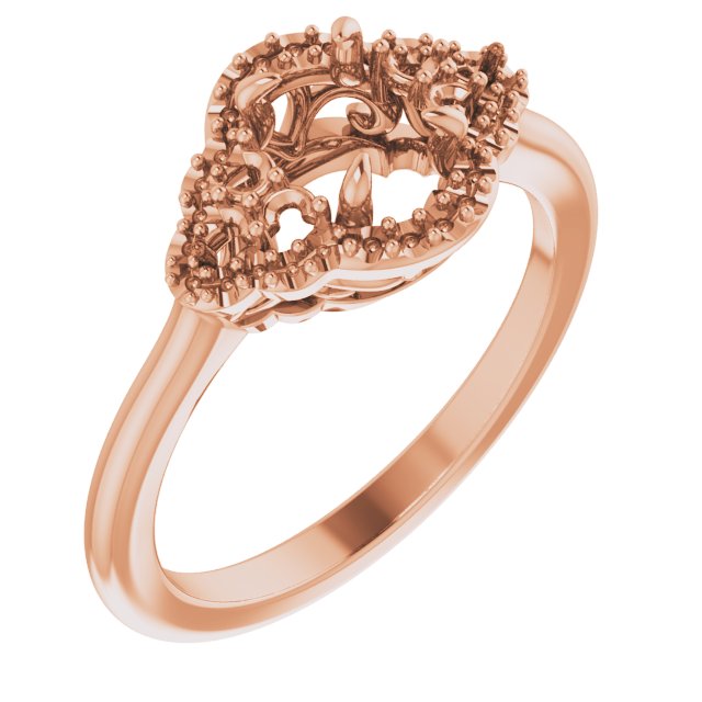 Accented Engagement Ring or Band