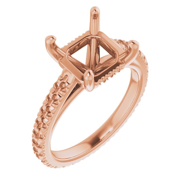 Accented Eternity-Style Engagement Ring