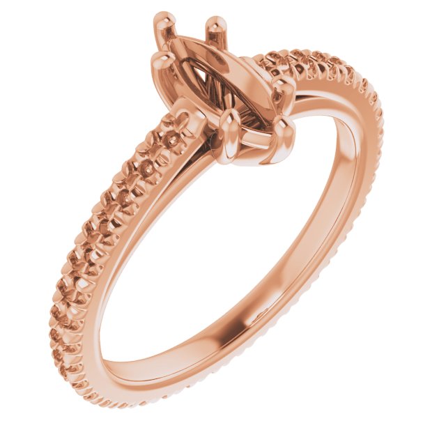 Accented Eternity-Style Engagement Ring