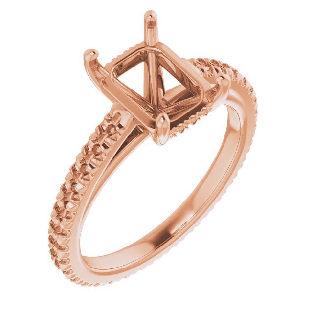 Accented Eternity-Style Engagement Ring