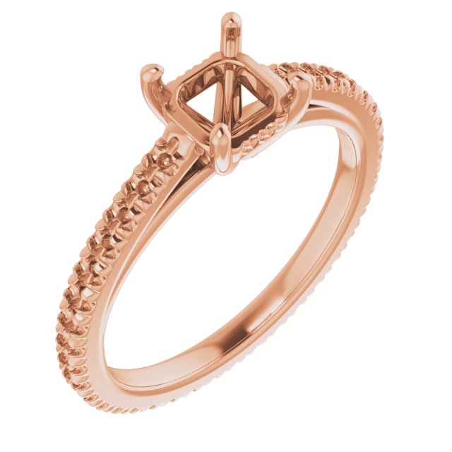 Accented Eternity-Style Engagement Ring
