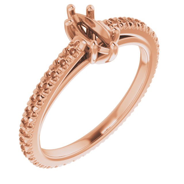 Accented Eternity-Style Engagement Ring