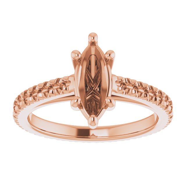 Accented Eternity-Style Engagement Ring