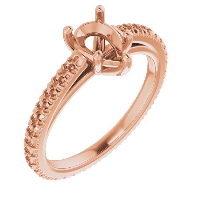 Accented Eternity-Style Engagement Ring