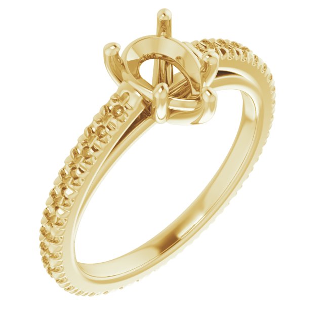 Accented Eternity-Style Engagement Ring