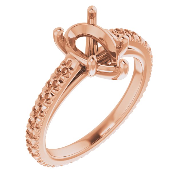 Accented Eternity-Style Engagement Ring