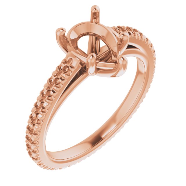 Accented Eternity-Style Engagement Ring