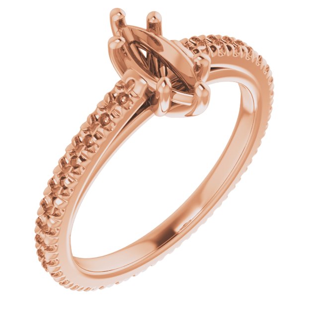 Accented Eternity-Style Engagement Ring