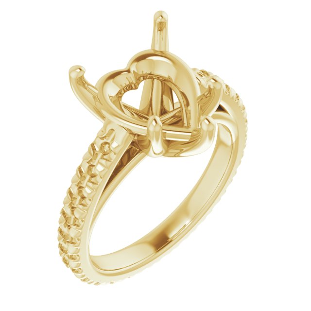 Accented Eternity-Style Engagement Ring