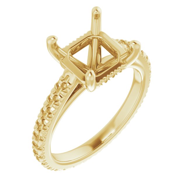 Accented Eternity-Style Engagement Ring