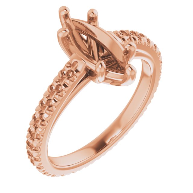 Accented Eternity-Style Engagement Ring