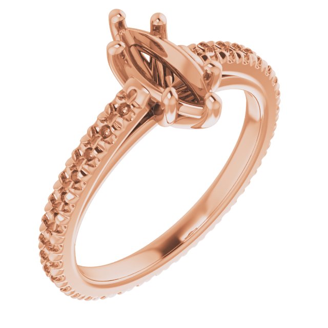 Accented Eternity-Style Engagement Ring