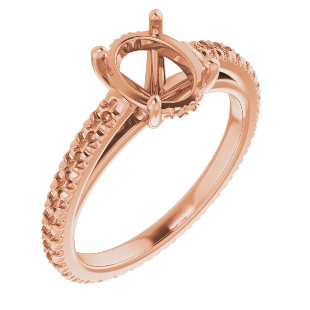 Accented Eternity-Style Engagement Ring