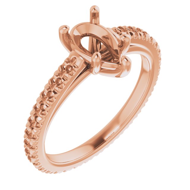 Accented Eternity-Style Engagement Ring