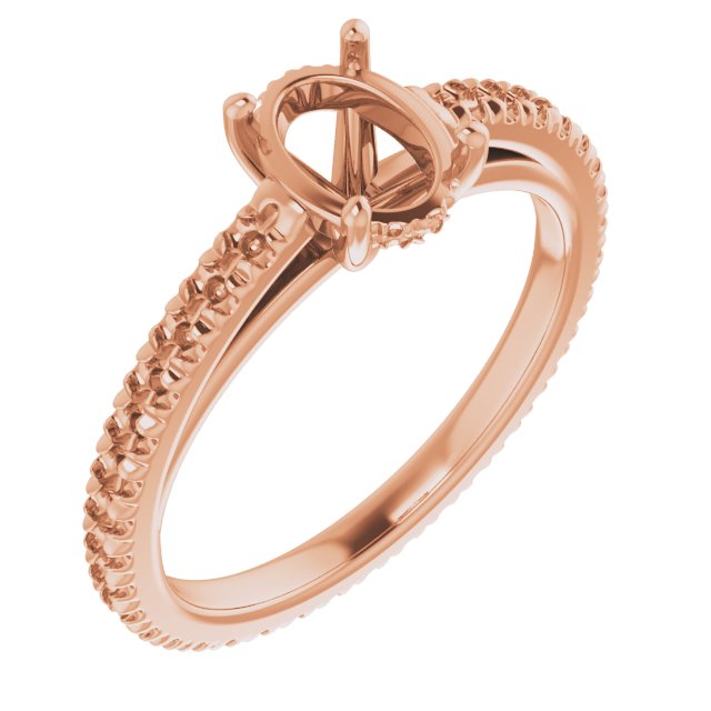 Accented Eternity-Style Engagement Ring