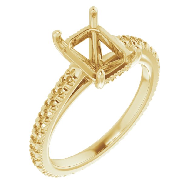 Accented Eternity-Style Engagement Ring