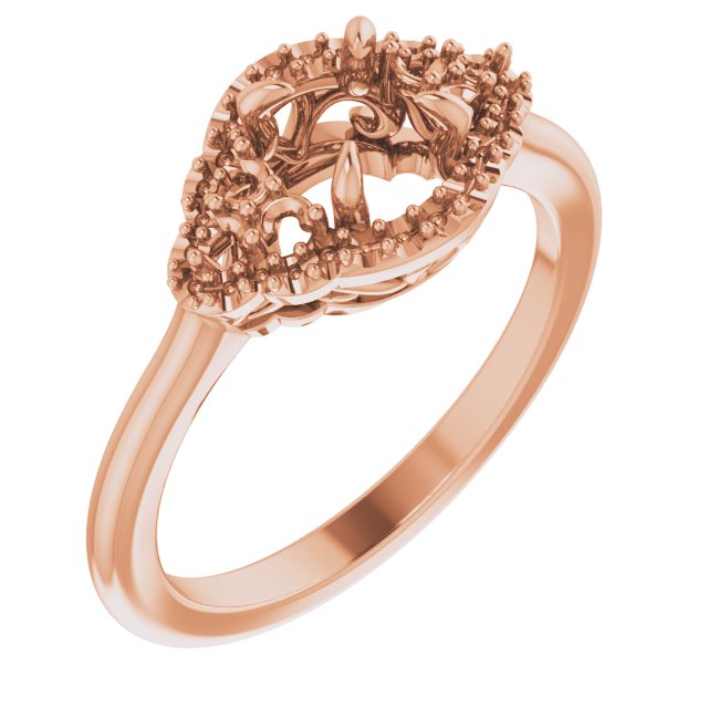 Accented Engagement Ring or Band