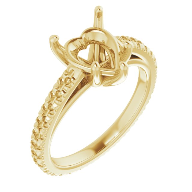 Accented Eternity-Style Engagement Ring