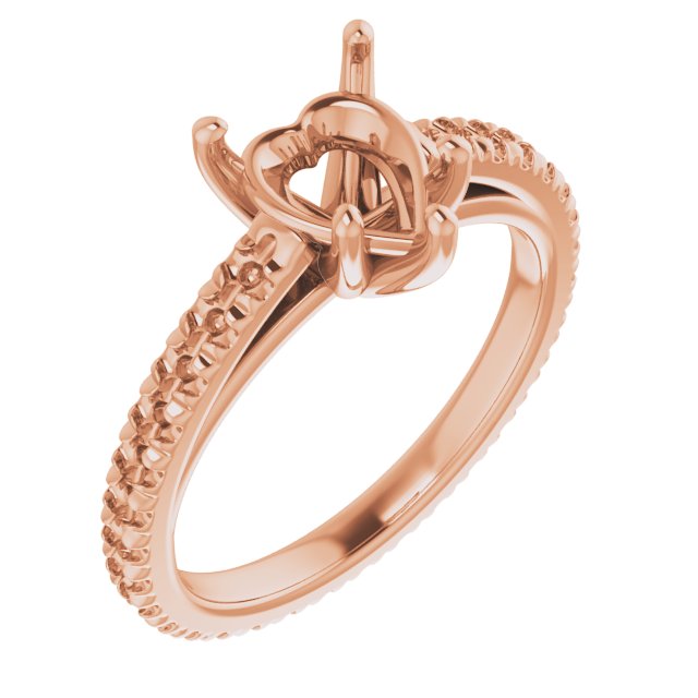 Accented Eternity-Style Engagement Ring