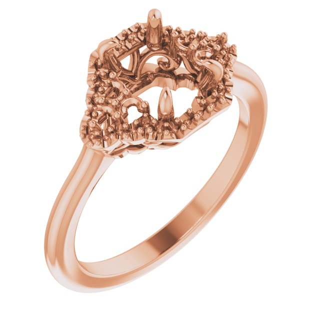 Accented Engagement Ring or Band