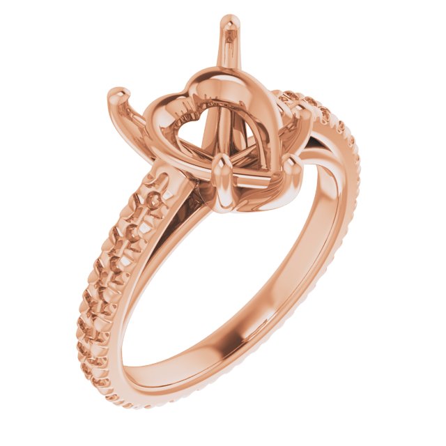 Accented Eternity-Style Engagement Ring